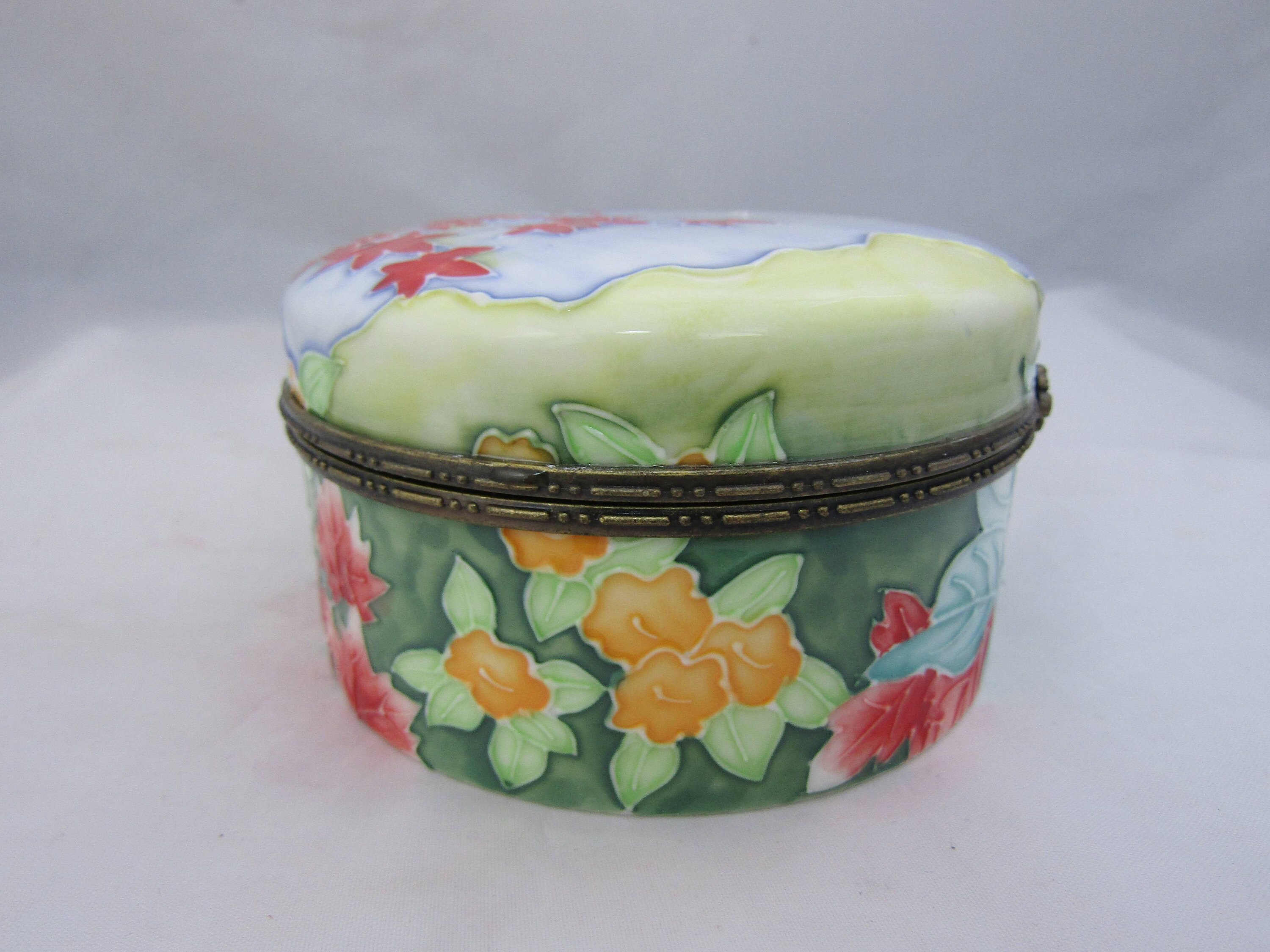 Benaya art pottery vase. Bulbous vase with bold colourful Etsy