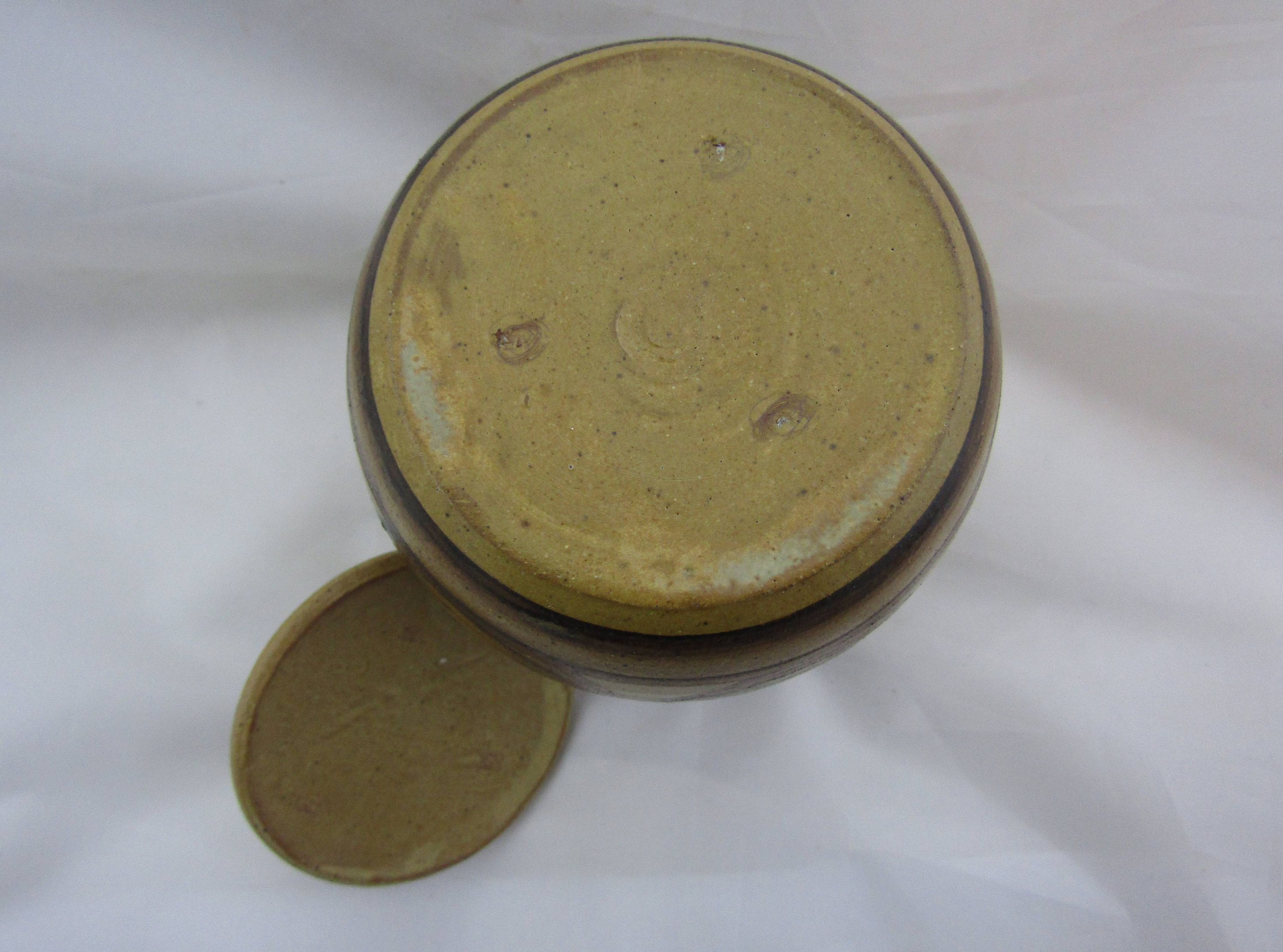 A Studio Pottery Marmalade Jar / Conserve by Pru Green of Etsy Ireland