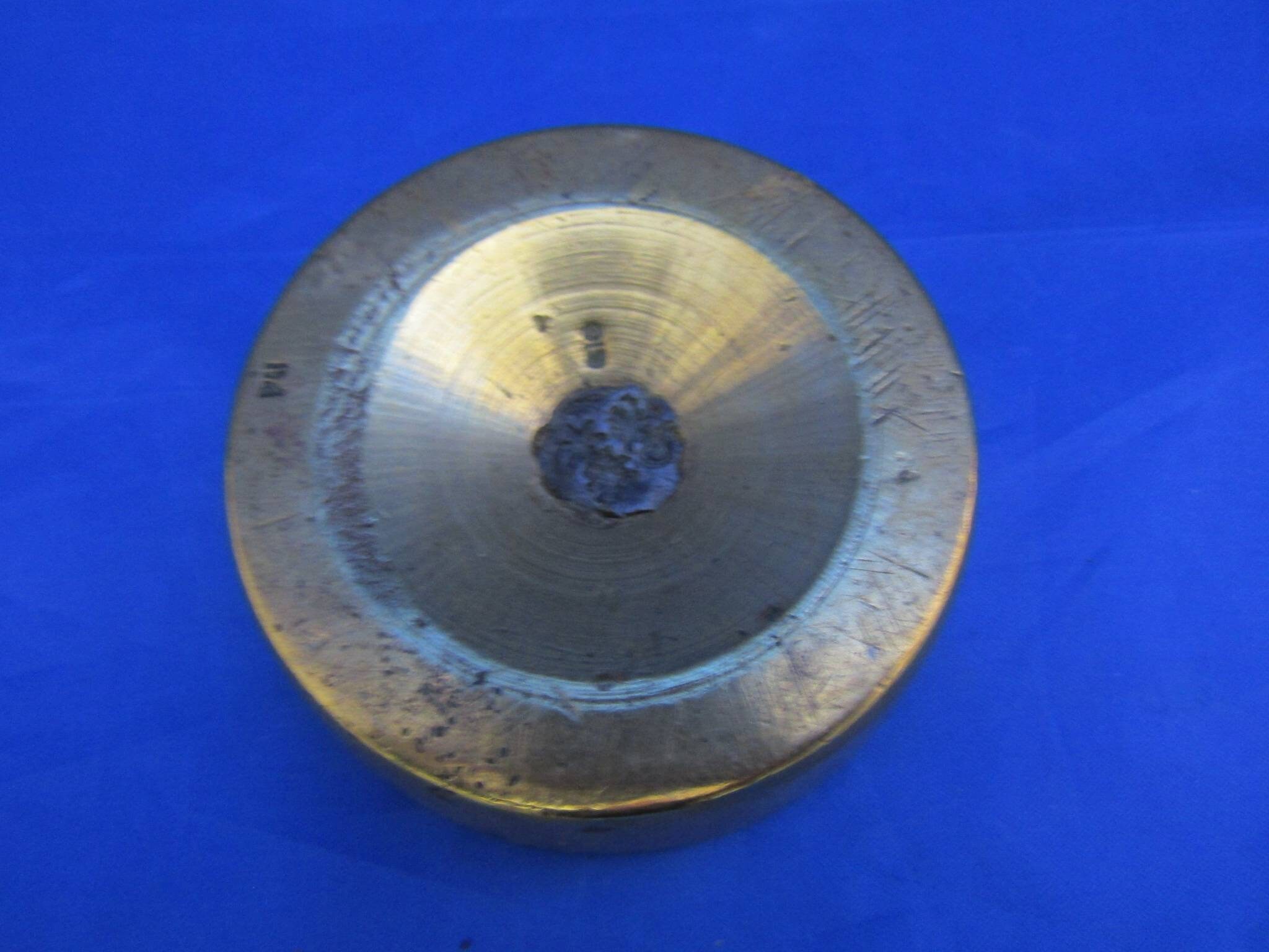 Solid brass 1 pound weight with various Edwardian ER Etsy