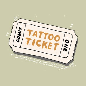 Tattoo Ticket for simplymstore illustrations