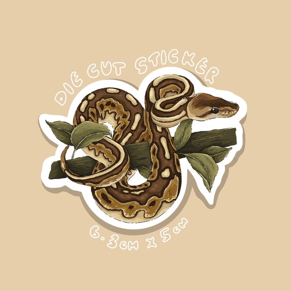 snake Handmade Vinyl Stickers; Bullet Journal Stickers; Decorating and Scrapbooking; Planner Stickers; Laptop Stickers