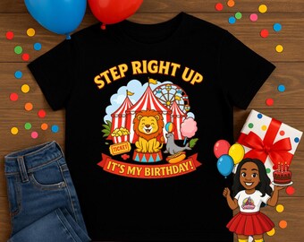 Kids Circus Birthday Shirt