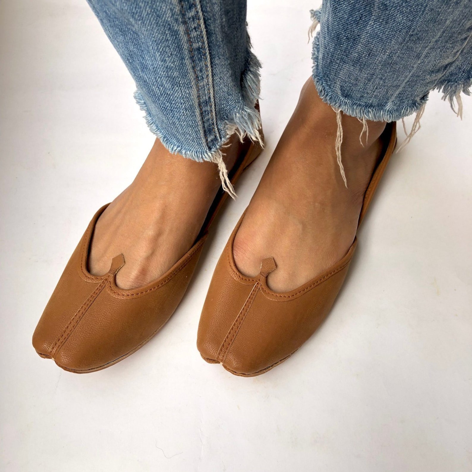 womens tan ballet flat shoes, slip on shoes, indian shoes, handmade designer shoes/juttis or mojaris