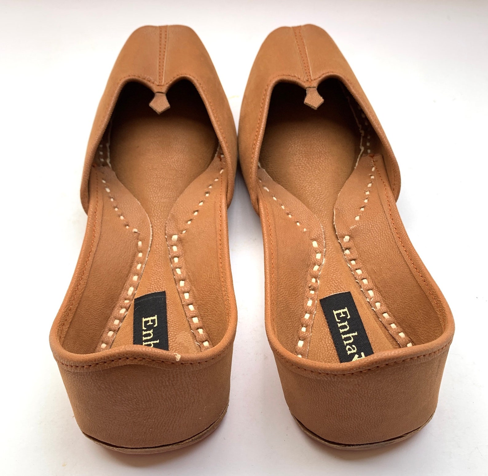 womens tan ballet flat shoes, slip on shoes, indian shoes, handmade designer shoes/juttis or mojaris