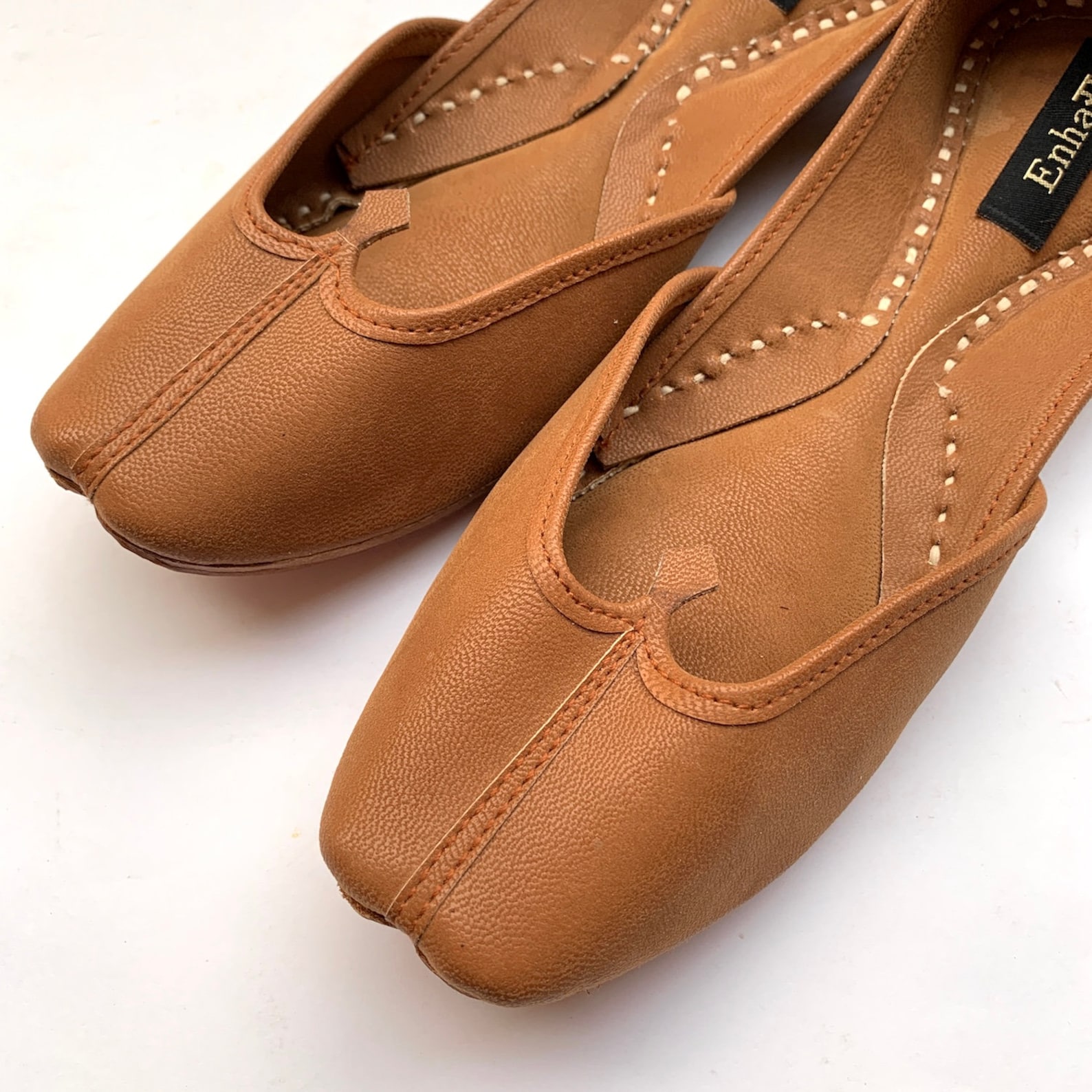 womens tan ballet flat shoes, slip on shoes, indian shoes, handmade designer shoes/juttis or mojaris