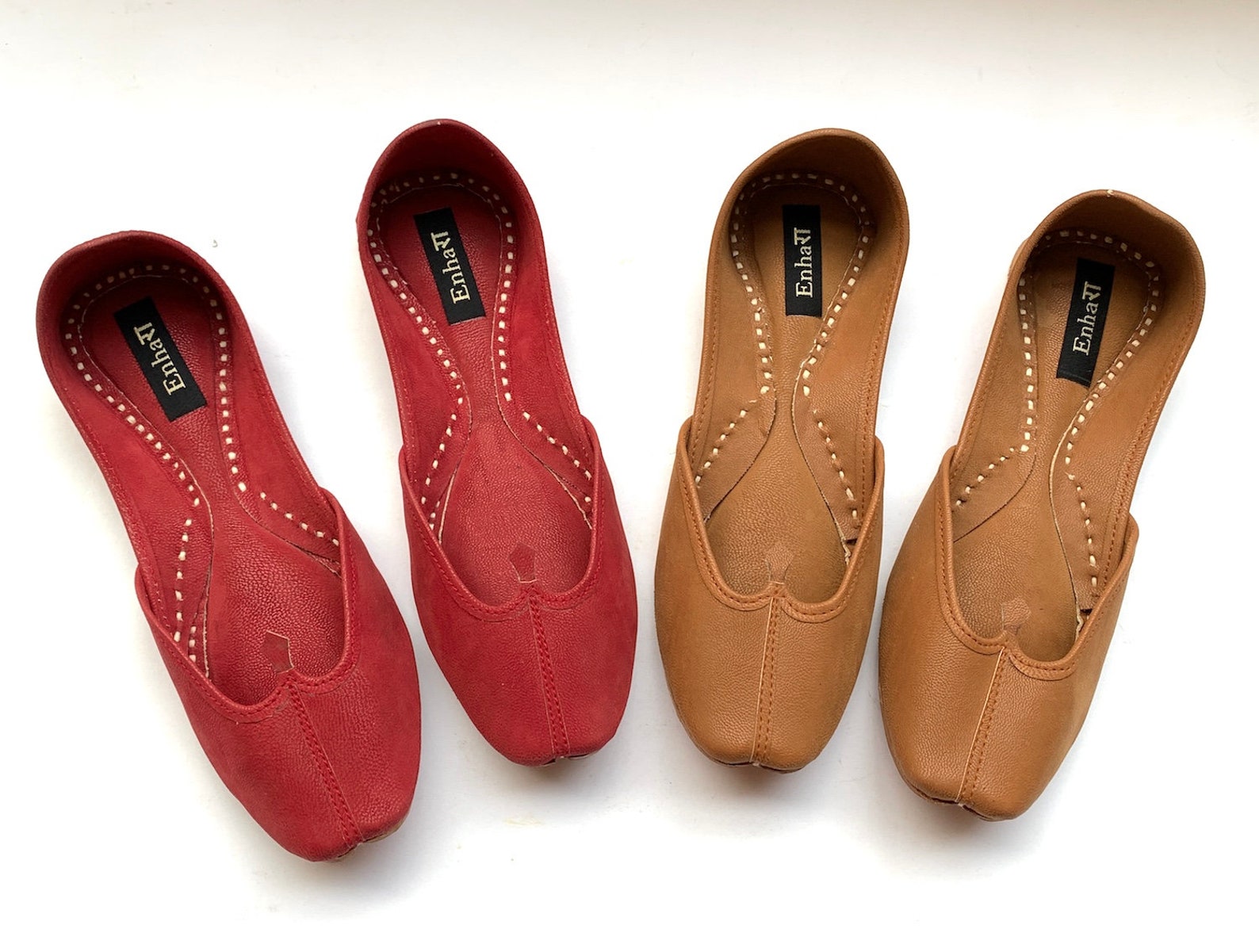 womens tan ballet flat shoes, slip on shoes, indian shoes, handmade designer shoes/juttis or mojaris