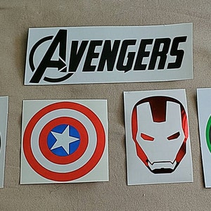 Avengers Decal - Etsy