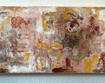 Original Abstract Acrylic Painting  Antes Cafe