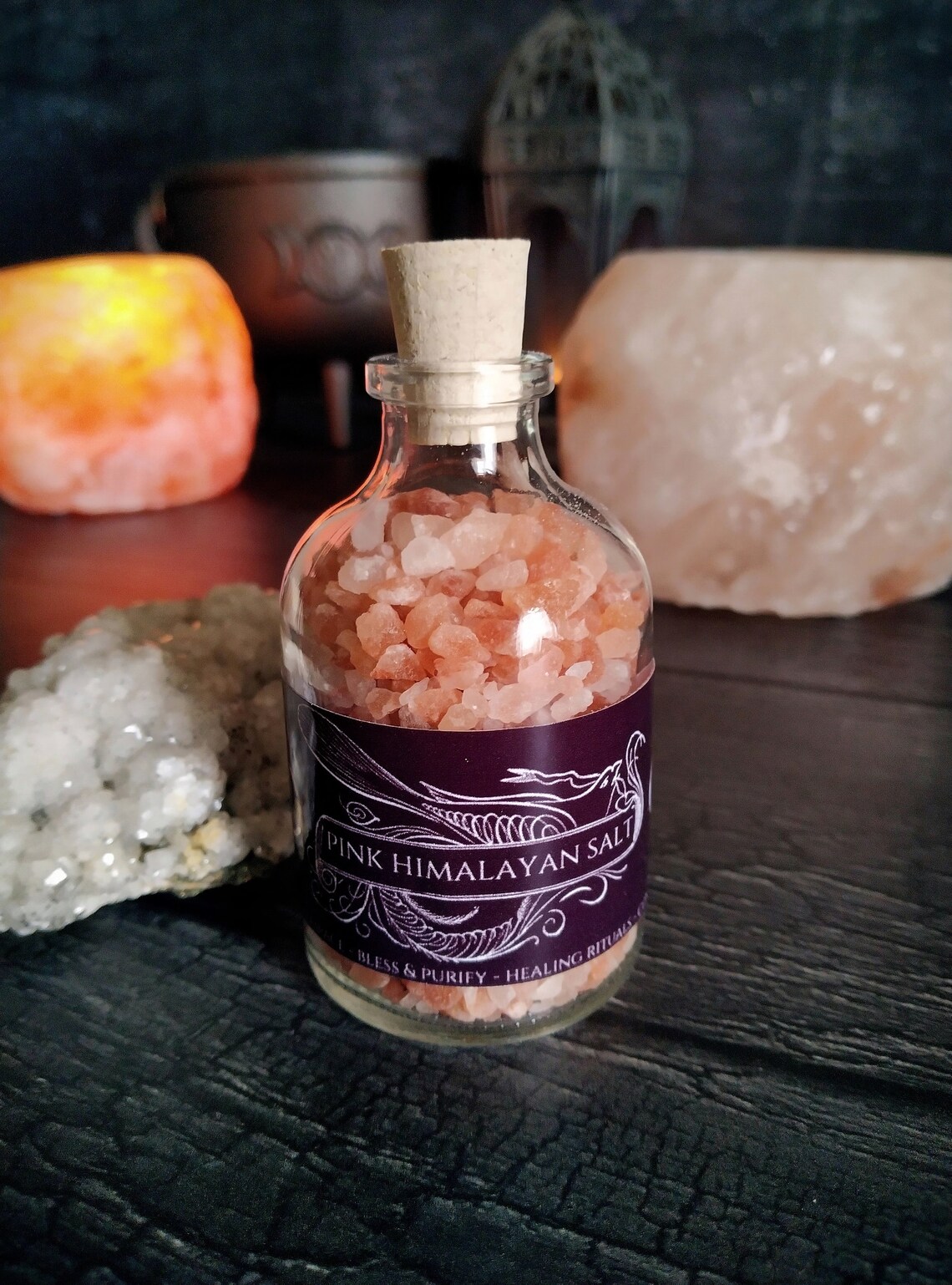 Pink Himalayan Salt Crystals for Magic and Ritual Etsy