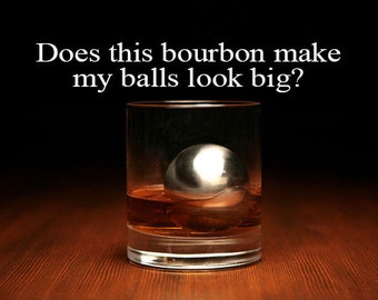 The Best Whiskey Chilling Balls! Personalization available!