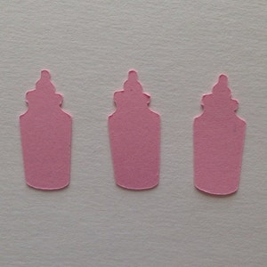 Baby Bottles, Baby Shower Confetti, Baby, Pink/Blue Confetti image 3