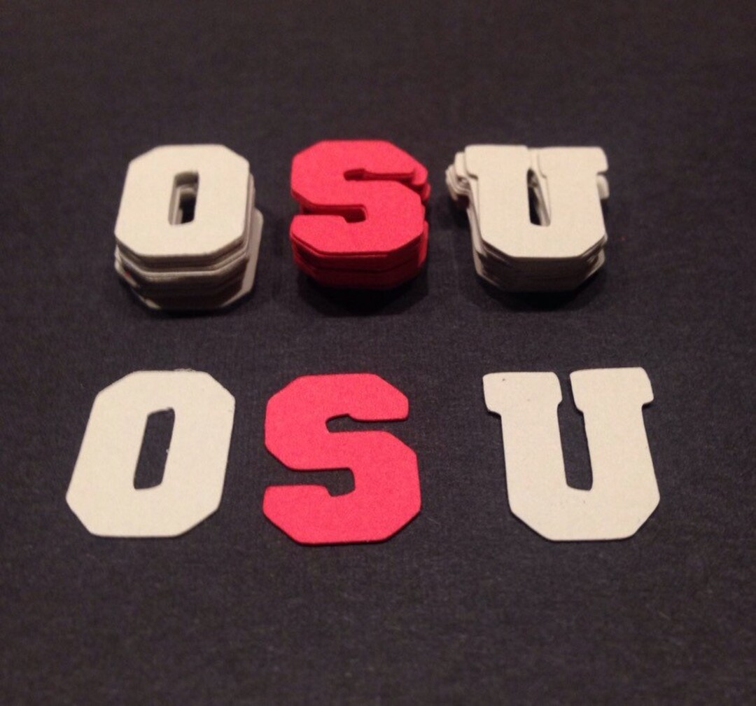 Ohio State University Confetti OSU Confetti Etsy