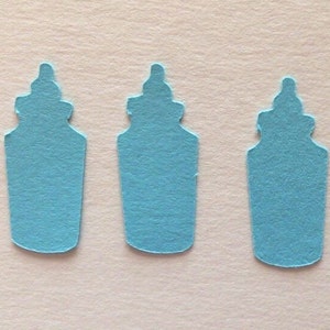 Baby Bottles, Baby Shower Confetti, Baby, Pink/Blue Confetti image 2