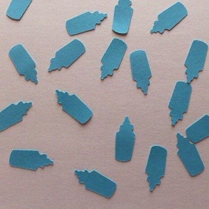 Baby Bottles, Baby Shower Confetti, Baby, Pink/Blue Confetti image 4