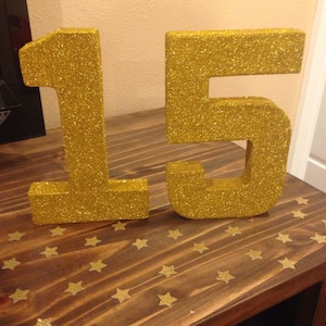 Glittered Number, Glittered Letters, Birthday Glittered Centerpiece , Free Standing Number/Letter, Wedding, Party Decor