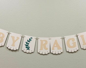 Baby Name Banner, Baby Shower Banner