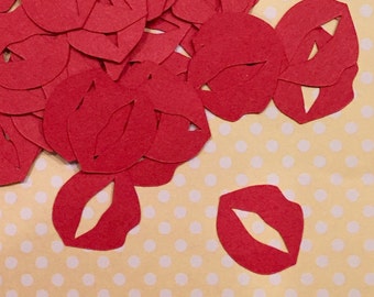 Lips Confetti, Red Lips