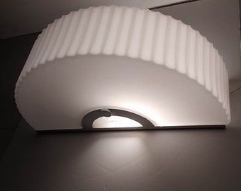 White Glass Wall Light, Bathroom Lighting, Glass Wall Lamp, Wall Lamp, Satin Glass Lamp