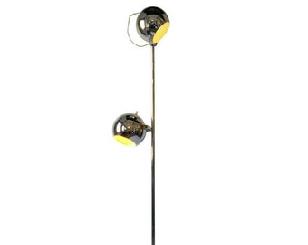 Floor lamp by Reggiani, steel, italy 60s