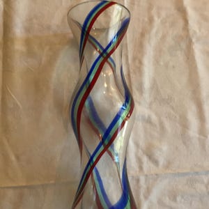 Bianconi Fulvio, Venini Murano glass candle holder