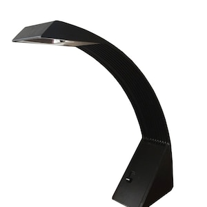 ARCOBALENO Lamp, Designed by Marco Zotta for CIL Roma 1979, Modernist Italian Desk Lamp, Made in Italy, Black Arc Table Lamp, Design Classic