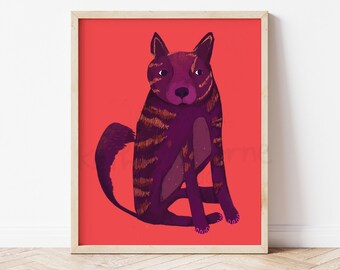 Kai Ken Dog: Whimsical Dog Lover Gift, Nursery Decor