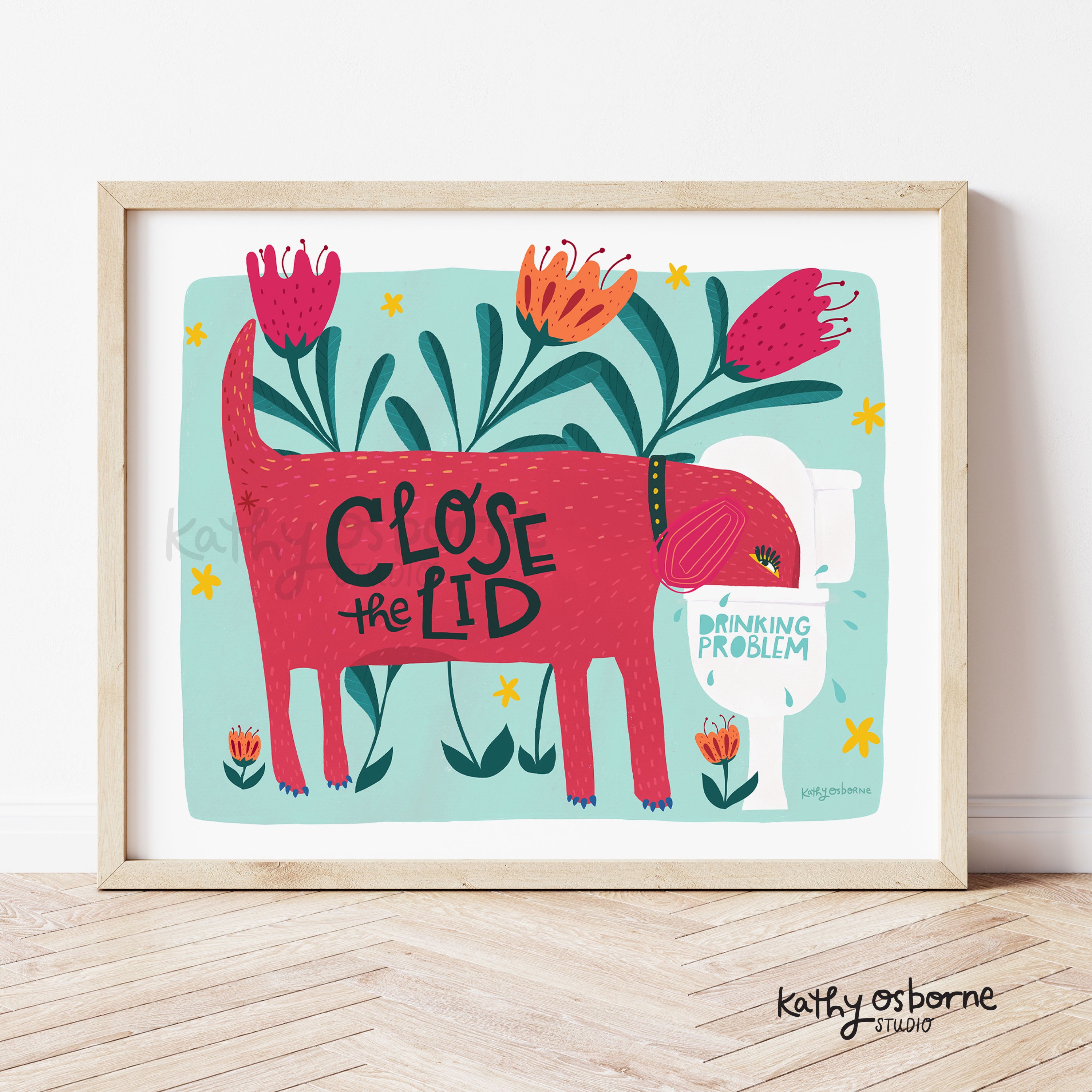 YAYANG Il Cane Ha Problemi Con L'Alcol Decalcomanie, Adesivi