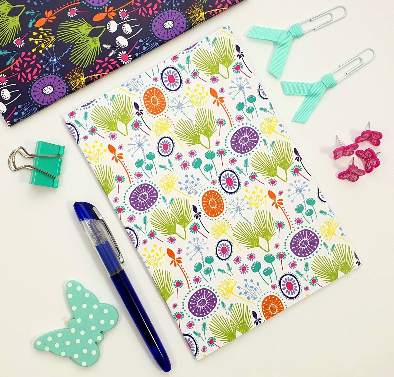 Note Book A5 Size. Patterned Note Book. Original Artwork by Sinead ...