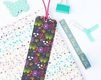 Patterned bookmarks - floral bookmark - book lovers - bookmark