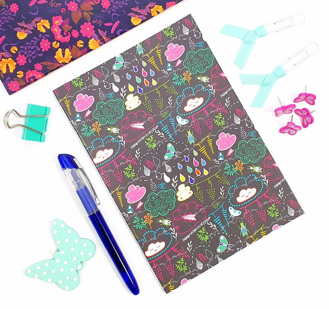 Patterned Note Books Note Book A5 Size. Patterned Note Book. Original Artwork by Sinead ...