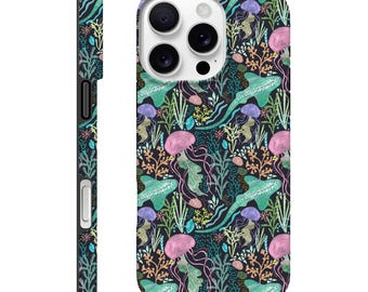 Underwater Ocean Scene iPhone Case | Ocean Art Design | Tough Double-Layer Protection