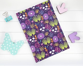 Floral A6 Lined Notebook – Patterned Cover, Sinead Mansell Design