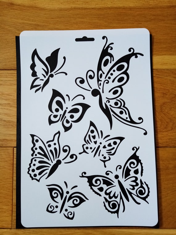 Reusable A4 Stencils For Art, Card Making, Scrapbooking & DIY Decor