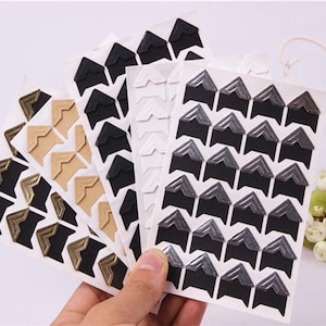 Photo Corner Sticker Self Adhesive Scrapbook Pictures Mounting