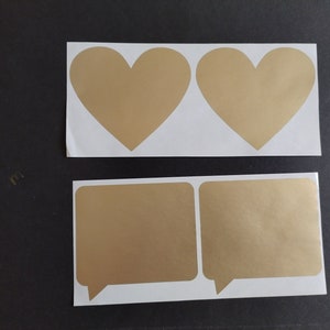 36 Heart-Shaped Scratch Stickers, 6-Ct. at Dollar Tree