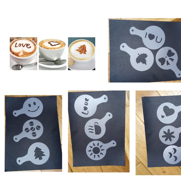 Coffee Stencil Etsy UK