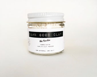 Damn Good Clay // The Kaolin -- 100% natural • cleansing • balancing mask