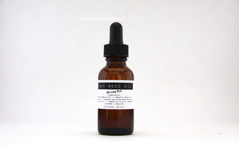 Damn Good Oil // The Very Best 100% natural anti-aging restoring skin-clearing face oil/serum image 1
