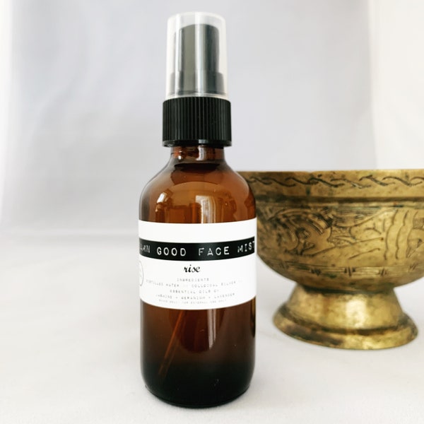 Damn Good Face Mist // Rise -- 100% natural • restore • skin-clearing • hydrate • uplift • face mist/spray