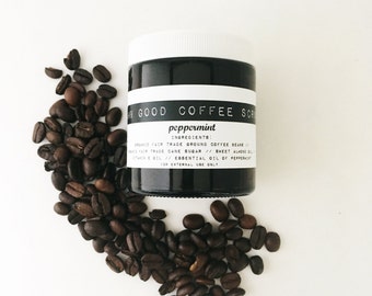 Damn Good Coffee Scrub // Peppermint -- 100% natural • cellulite-reducing • exfoliant