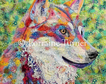 Colorful Wolf