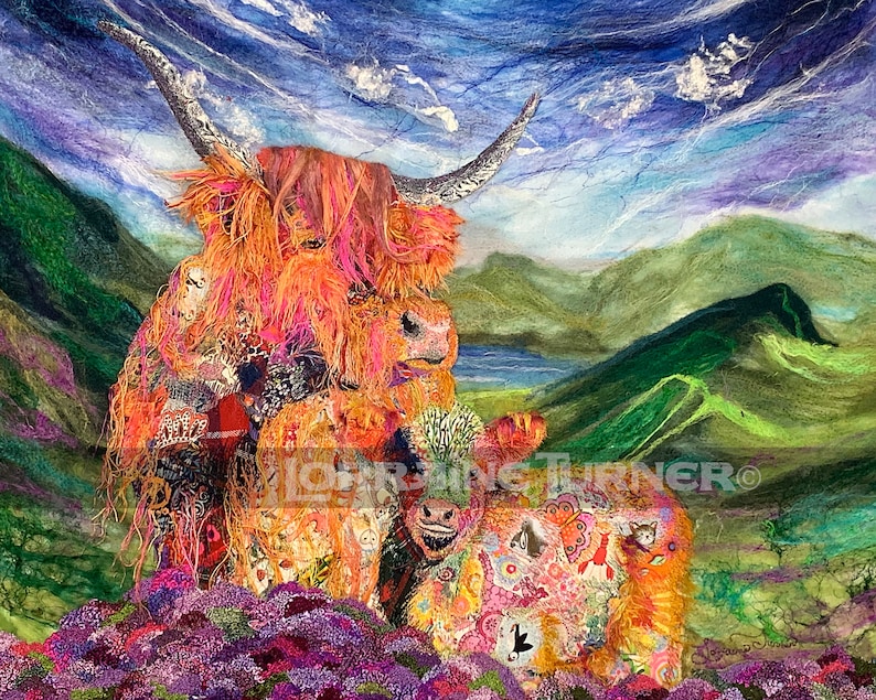 Scottish Cow and Calf image 1