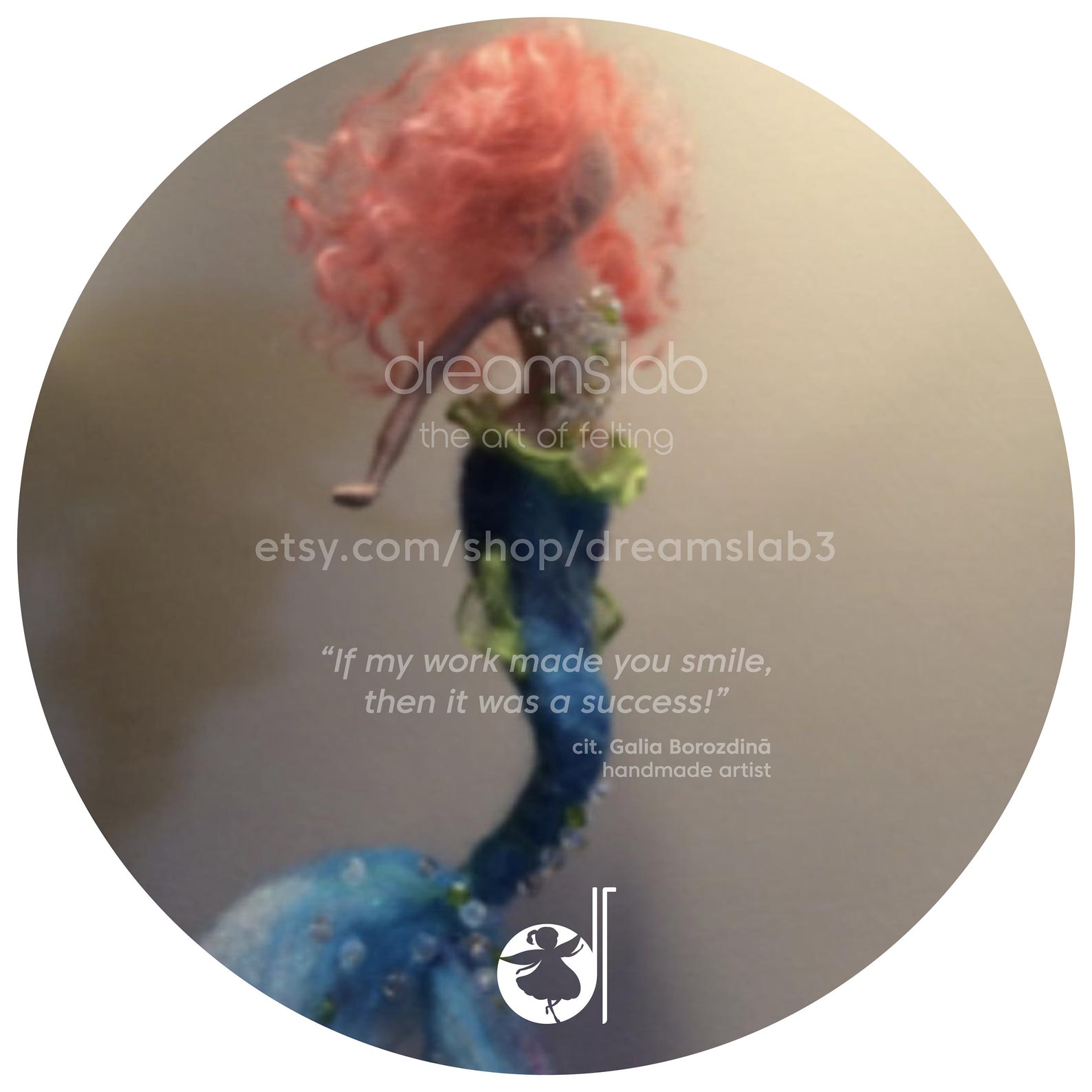 TUTORIAL Needle Felted Mermaid Wool Mermaid Felted Mermaid Etsy