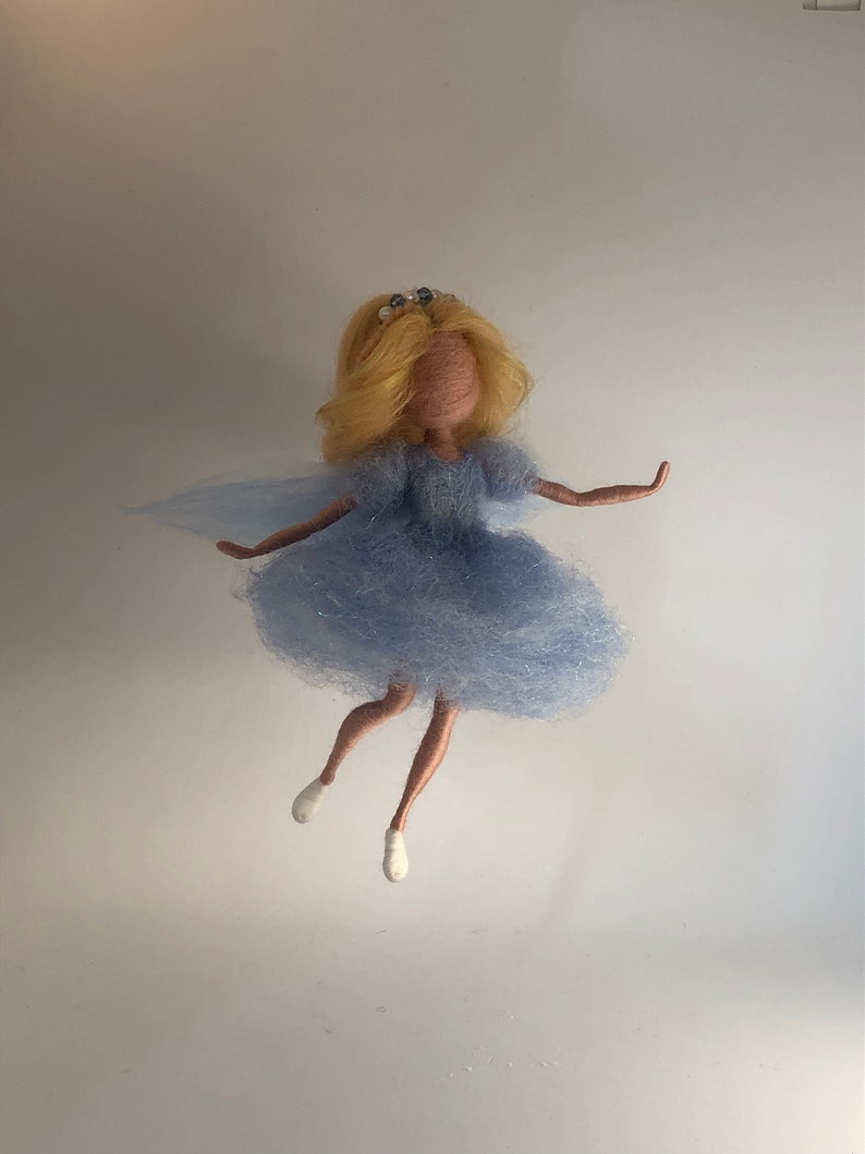 TUTORIAL Needle felted fairy Wool fairy Felted fairy Etsy