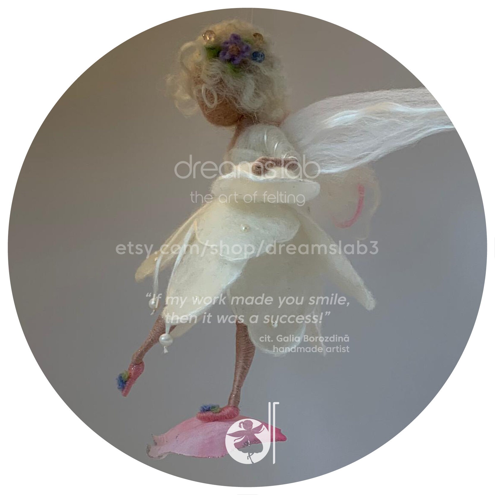 POFULL Fairy Pixie Kosmetiktasche – Süße Just A Little Faith Tasche, Perfekt Für Reisen & Als Geschenk