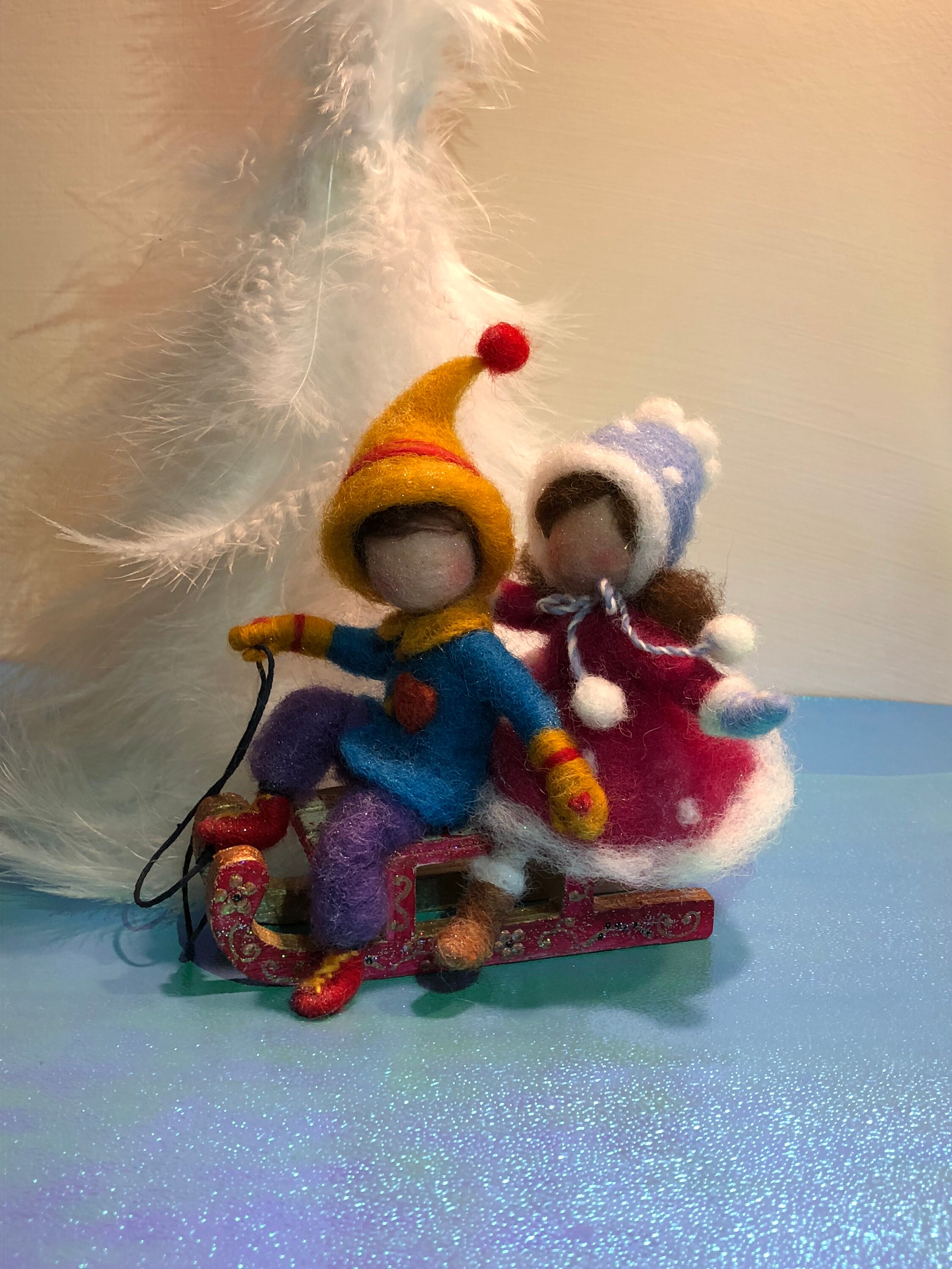 Needle felted doll Waldorf inspired Wool dolls Felted doll Etsy