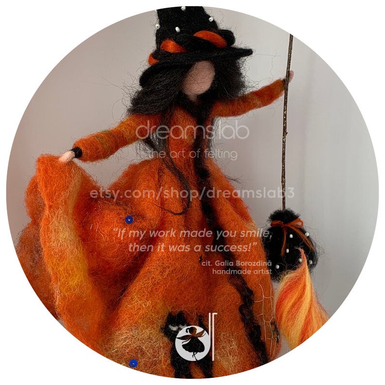 Needle Felted Witch Needle Felted Fairy Waldorf Inspired Etsy