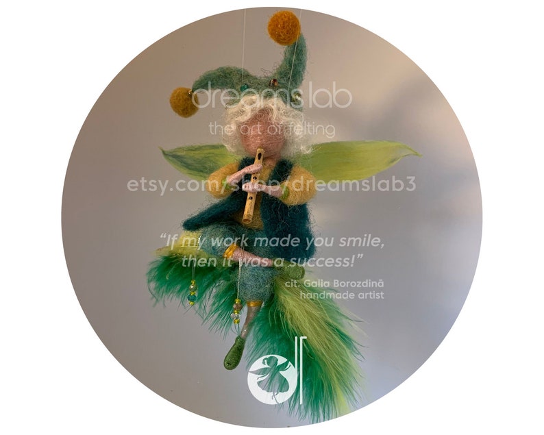 Needle Felted Elf Waldorf Inspired Wool Doll Children Room Etsy Australia