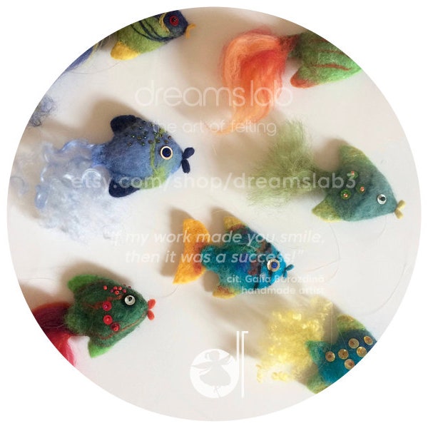 Needle Felted Fish - Etsy