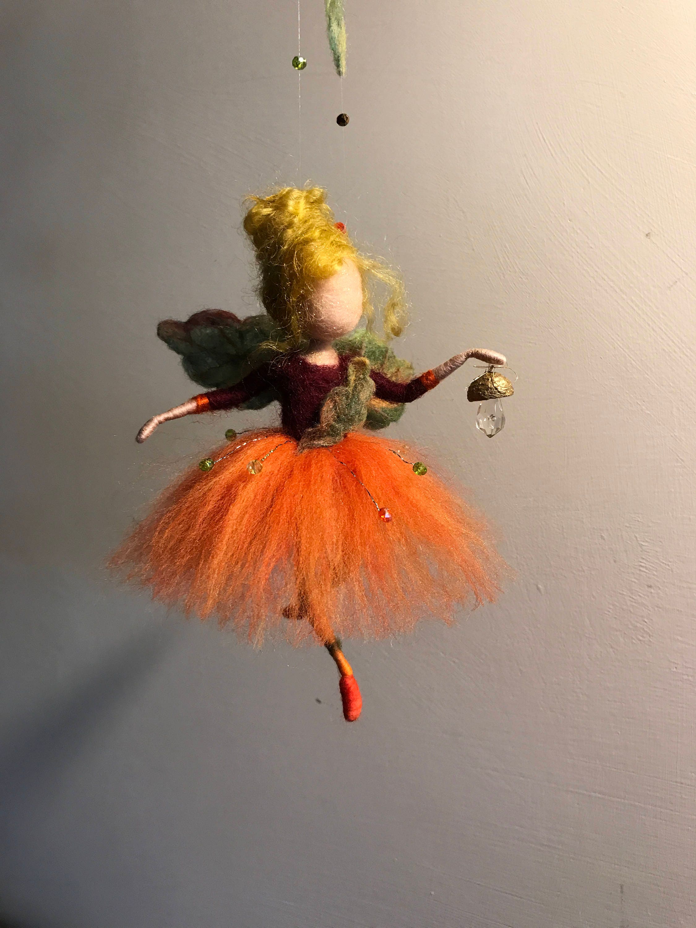 Needle felted fairy Waldorf inspired Wool doll Felted Etsy